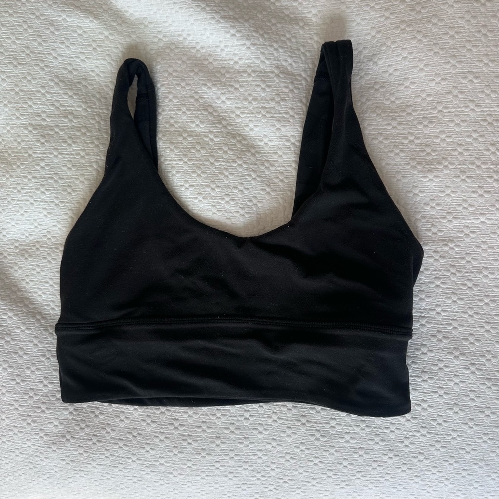 Lululemon black & camo align bra